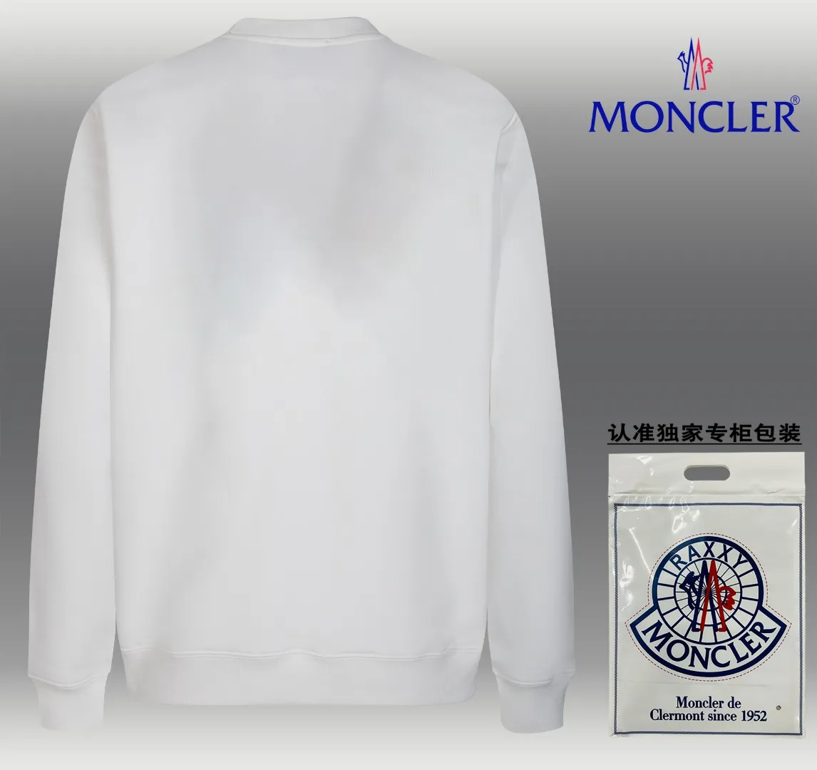 📦 📦 【 In Stock】 〖 𝐌𝐎𝐍𝐂𝐋𝐄𝐑~ 〗 440g ， ， Factory 2024FW ， Premium Breathable Same Style ：Black White Size：S M L XL 2XL